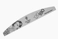 Victoria Vynn Apex Architect Crescent 120/180 Nail File - 1 pc