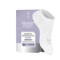 Pharm Foot Bamboo Prophylactic Socks with Silver Ions - White