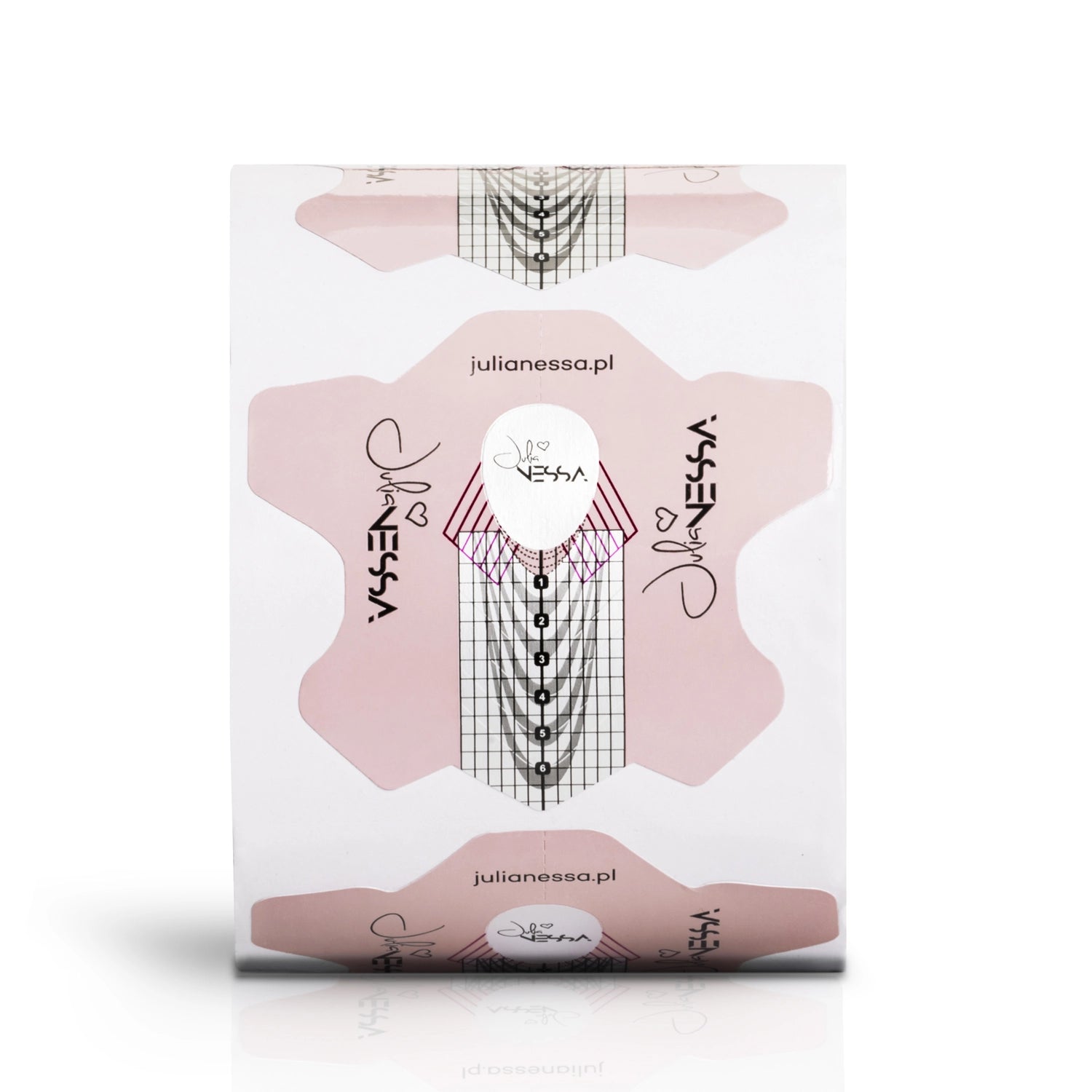 Julia Nessa Aluminium Paper Nail Forms 100pcs
