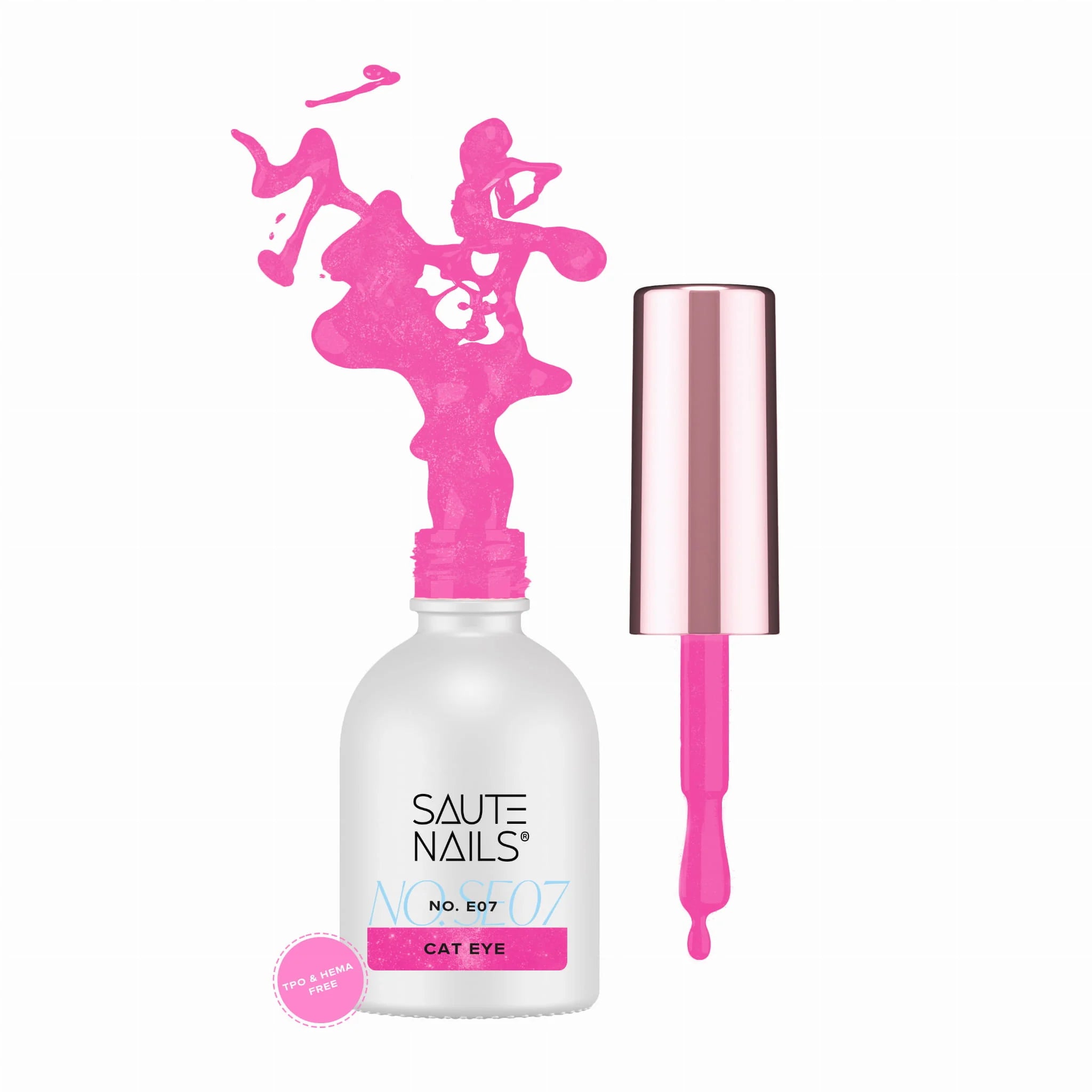 Saute Nails Cat Eye Effect UV/LED Hybrid Gel Polish - E07