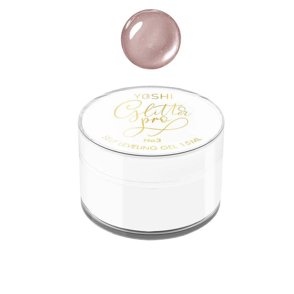 Yoshi Glitter PRO Builder Gel - No. 3