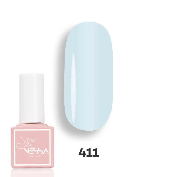 Julia Nessa NessaUV Lac 411 Baby Sky Gel Polish 8ml