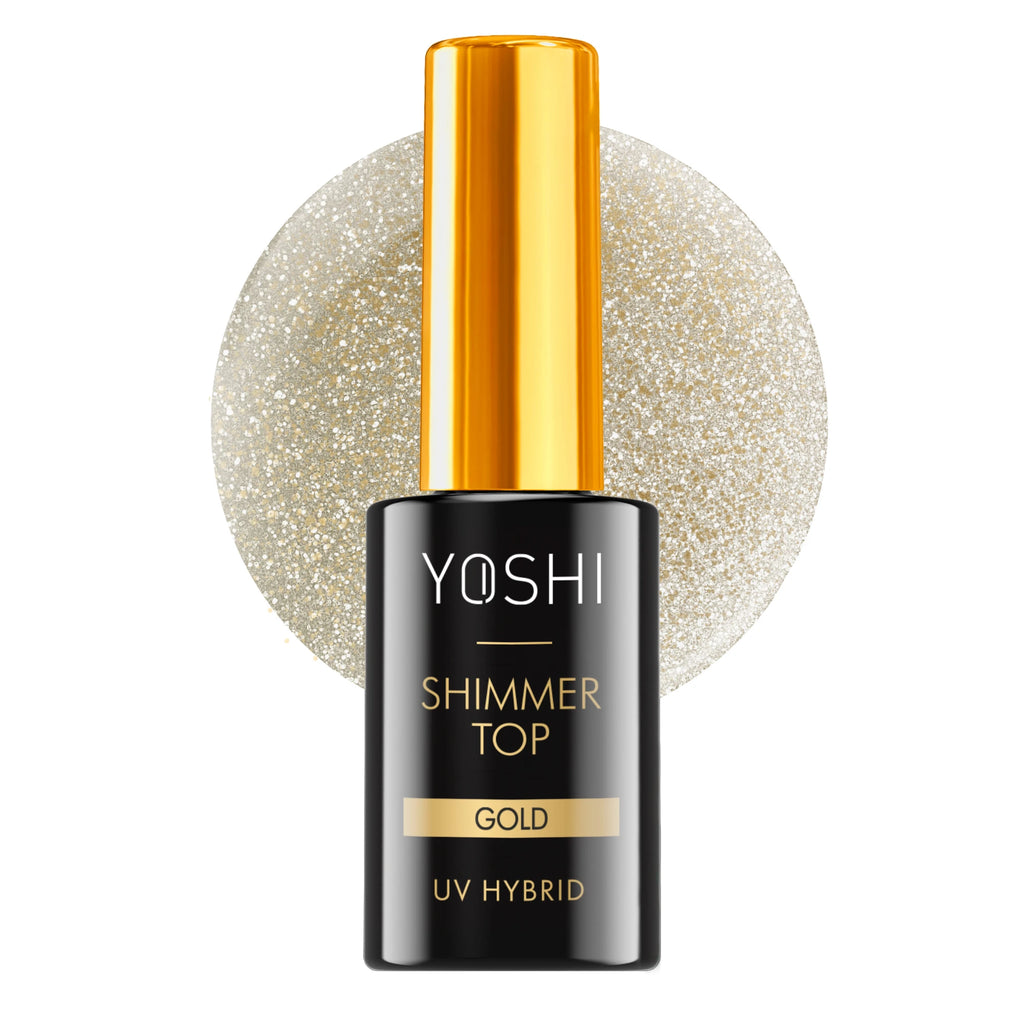 Top UV LED Shimmer Gold 10 ml