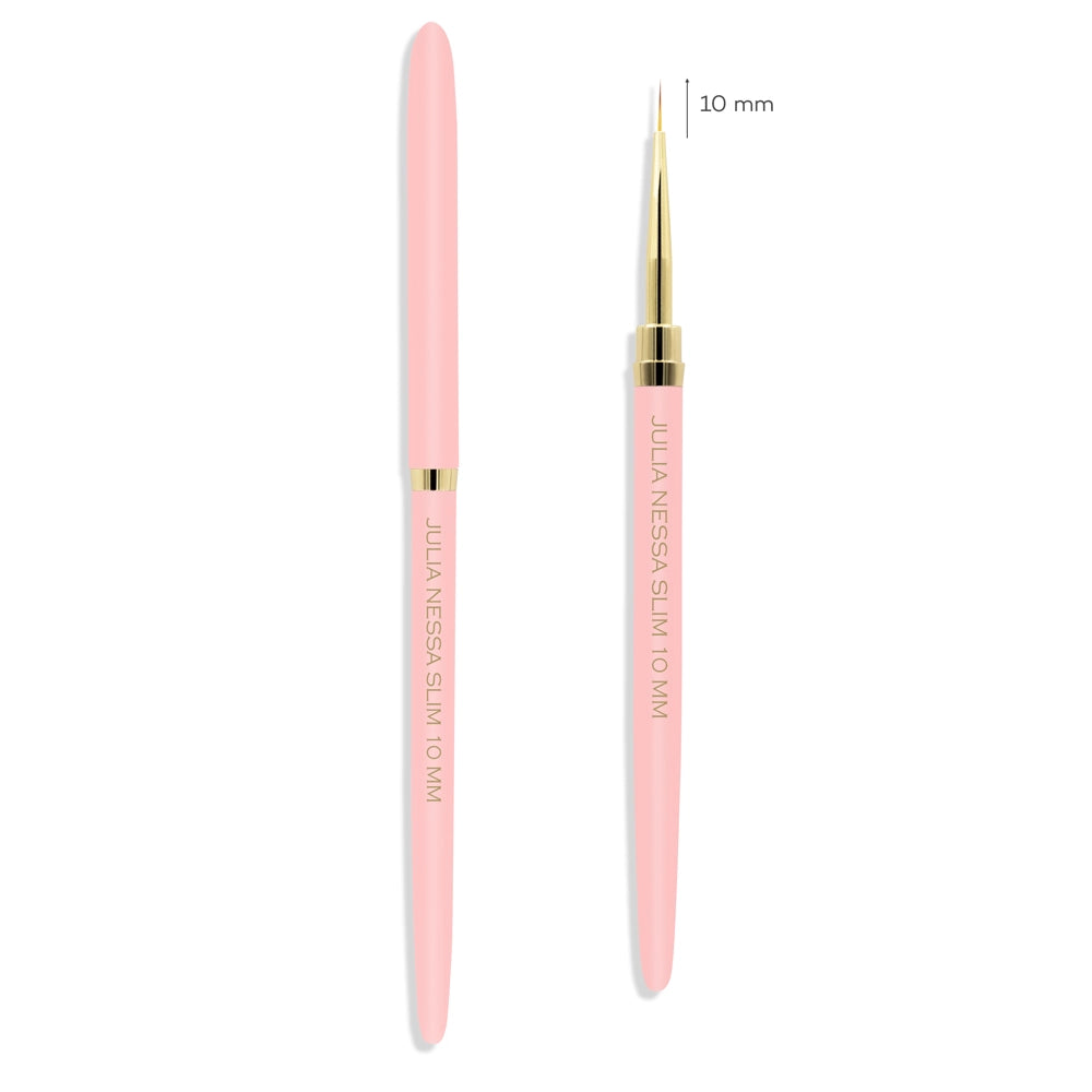 Julia Nessa Slim Line Brush 10mm Pink