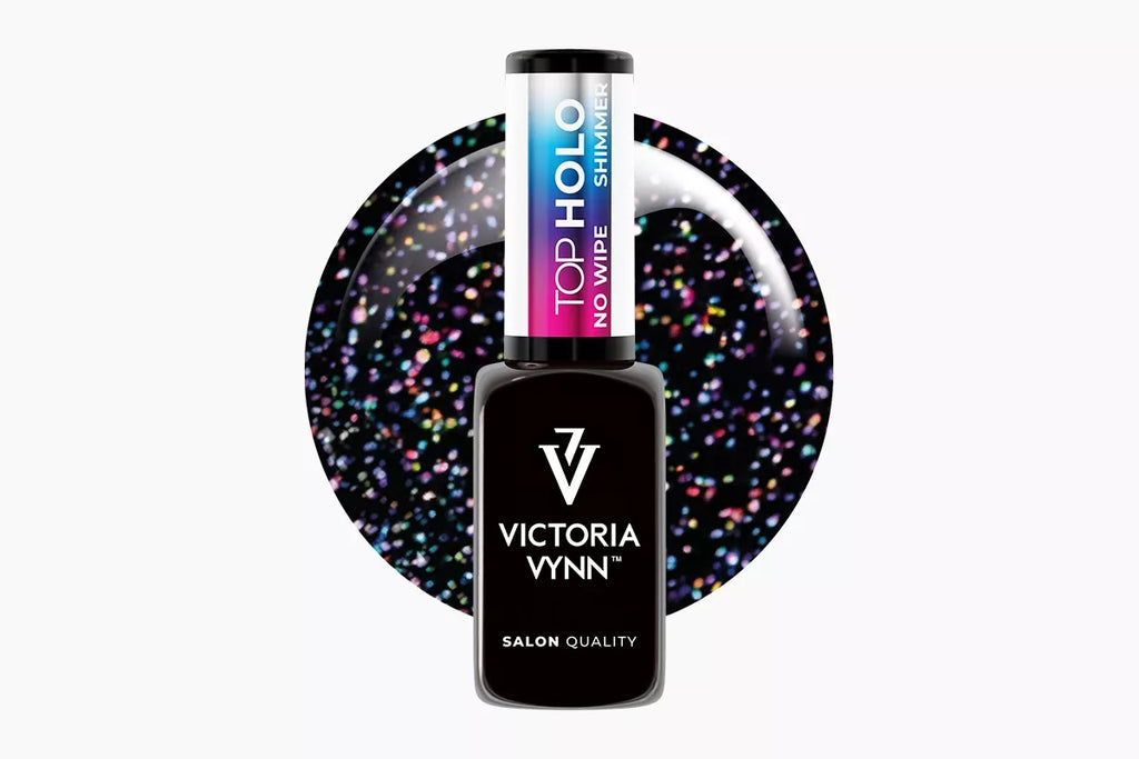Victoria Vynn Gel Polish Top Coat No Wipe - Shimmer Holo 8 ml