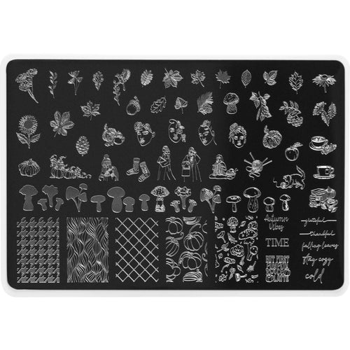Autumn 1 Stamping Plate - 1Pcs
