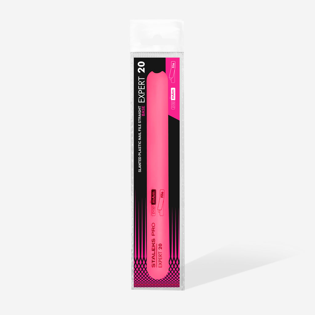 Beveled Straight Plastic Nail File SPBE-20