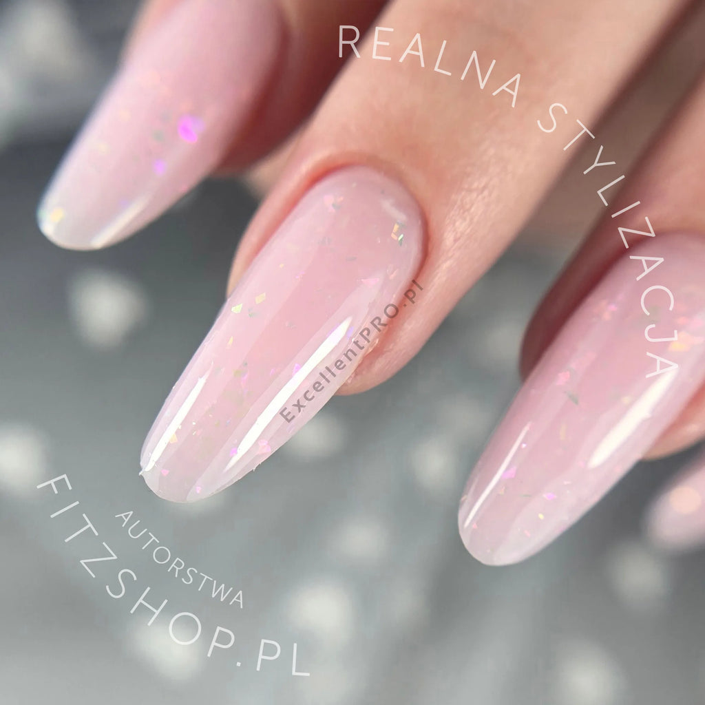 Excellent PRO Thixotropy Gel With Effect Cinderella Pink