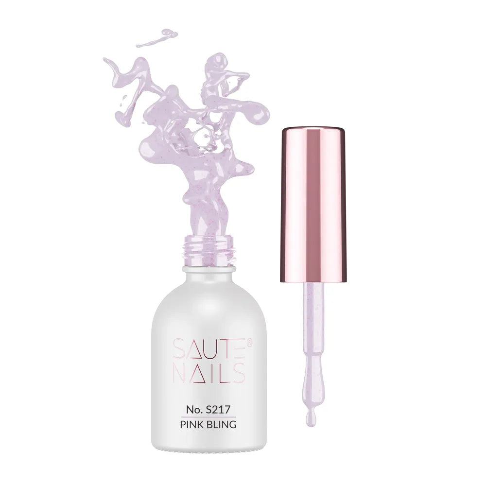 Saute Nails UV/LED Hybrid Gel Polish - S217 Pink Bling