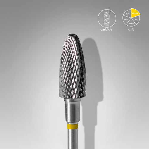 Carbide nail drill bit, “corn” yellow FT90Y060/14