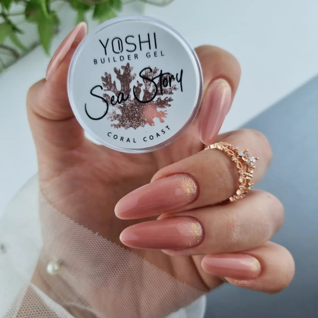 Yoshi Sea Story Builder Gel - Coral Coast 15ml