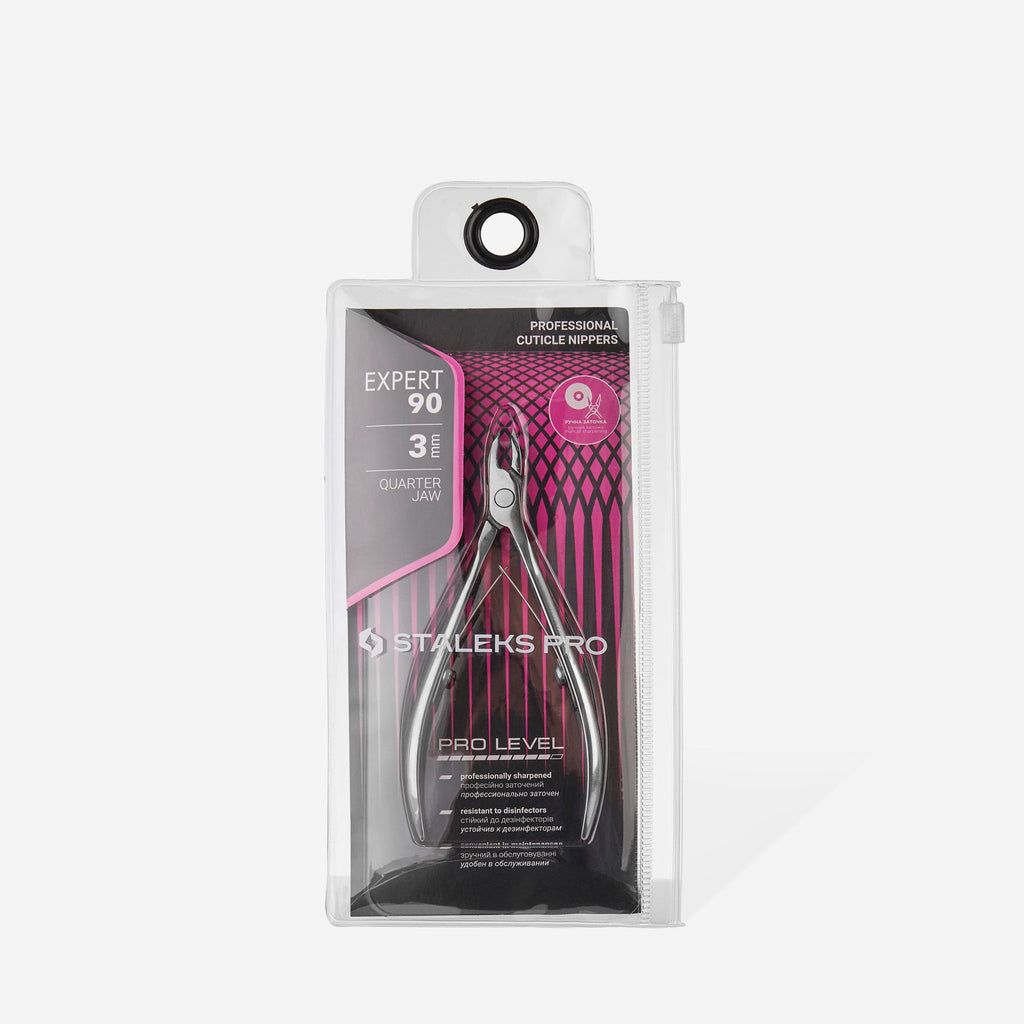 Professional Cuticle Nippers Staleks Pro Expert 90, 3 mm NE-90-3