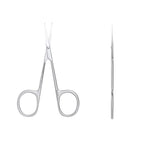 Cuticle Scissors With Hook‑Tip Blade And Medium Handle