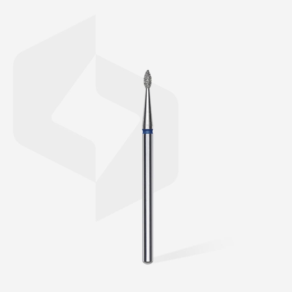 Diamond Nail Drill Bit Drop Blue EXPERT Head Diameter 1,6mm /Working Part 4mm FA40B016/4