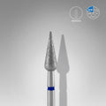 Diamond Nail Drill Bit Pointed Pear Blue EXPERT Head Diameter 4mm/Working Part 12mm FA100B040/12