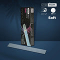White Disposable PapmAm Files For Straight Nail File Staleks Pro Expert 22, 180 Grit (50Pcs) DFCE-22-180w