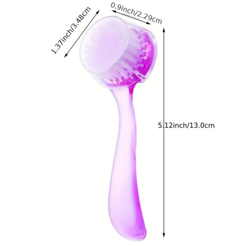 Dust Brush With Handle Purple