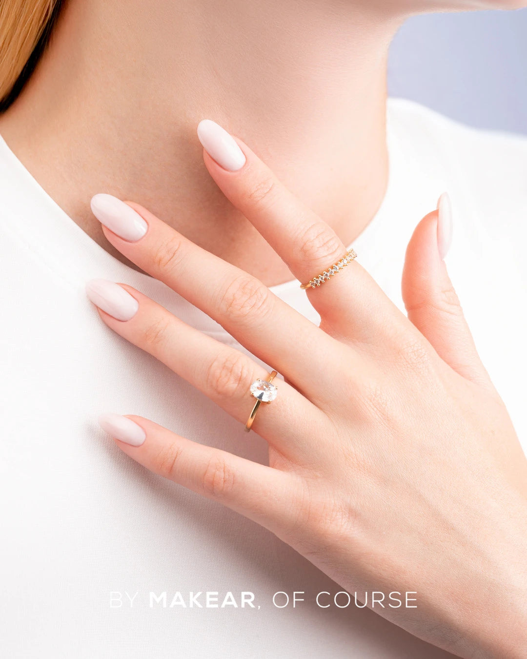 Makear 602 UV Gel Polish - Milky French - 8ml