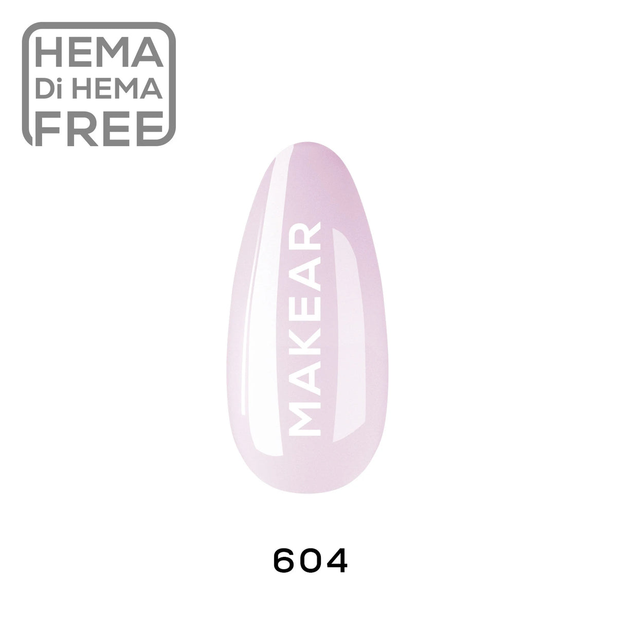 Makear 604 UV Gel Polish - Milky French - 8ml