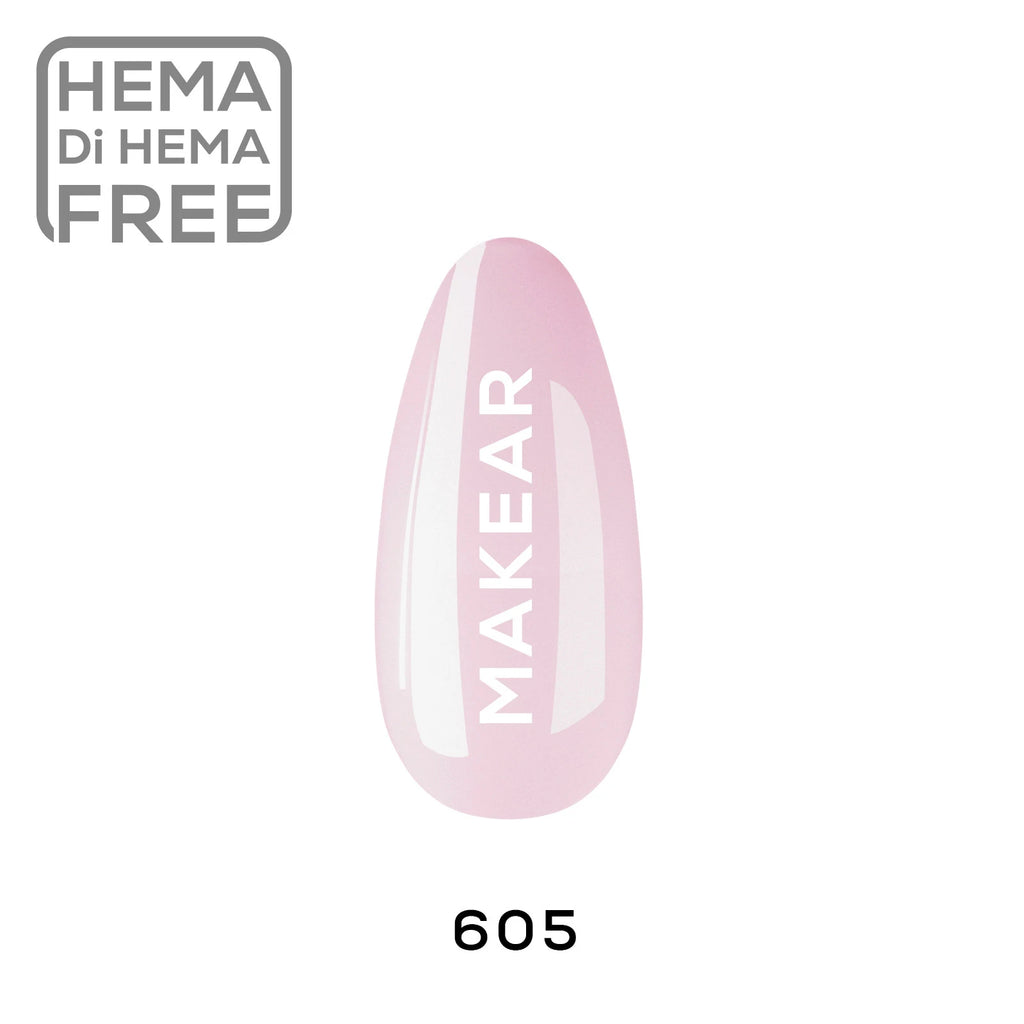Makear 605 UV Gel Polish - Milky French - 8ml