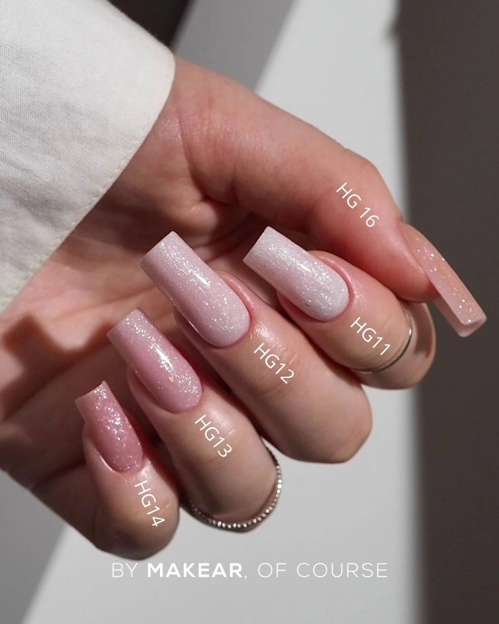 Makear HG11 Challengel Builder Gel - Milky Shimmer