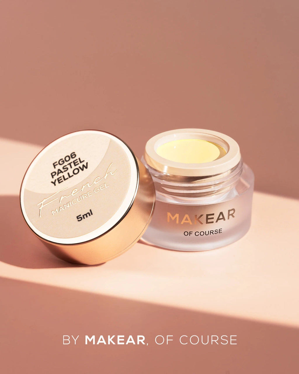 Makear FG06 French Manicure Gel - Pastel Yellow 5ml