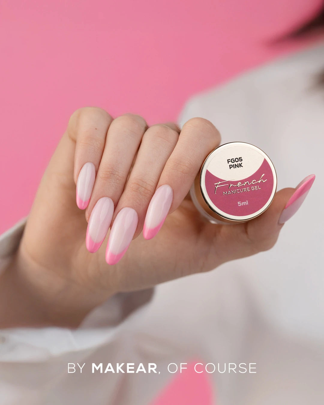Makear FG05 French Manicure Gel - Pink 5ml