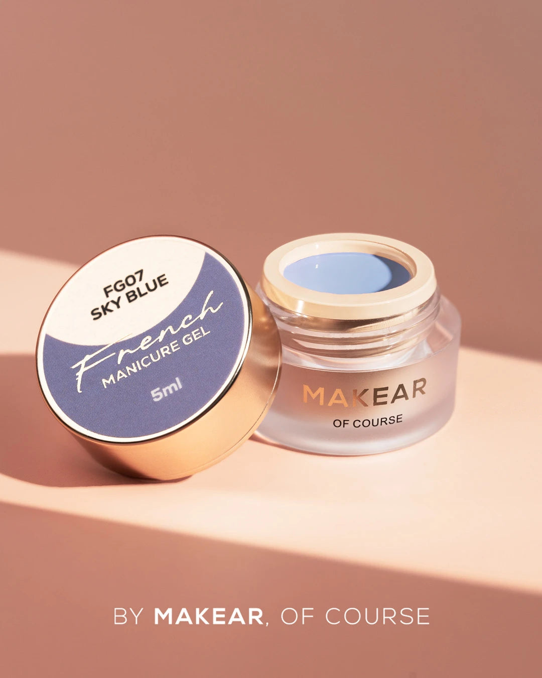Makear FG07 French Manicure Gel - Sky Blue 5ml