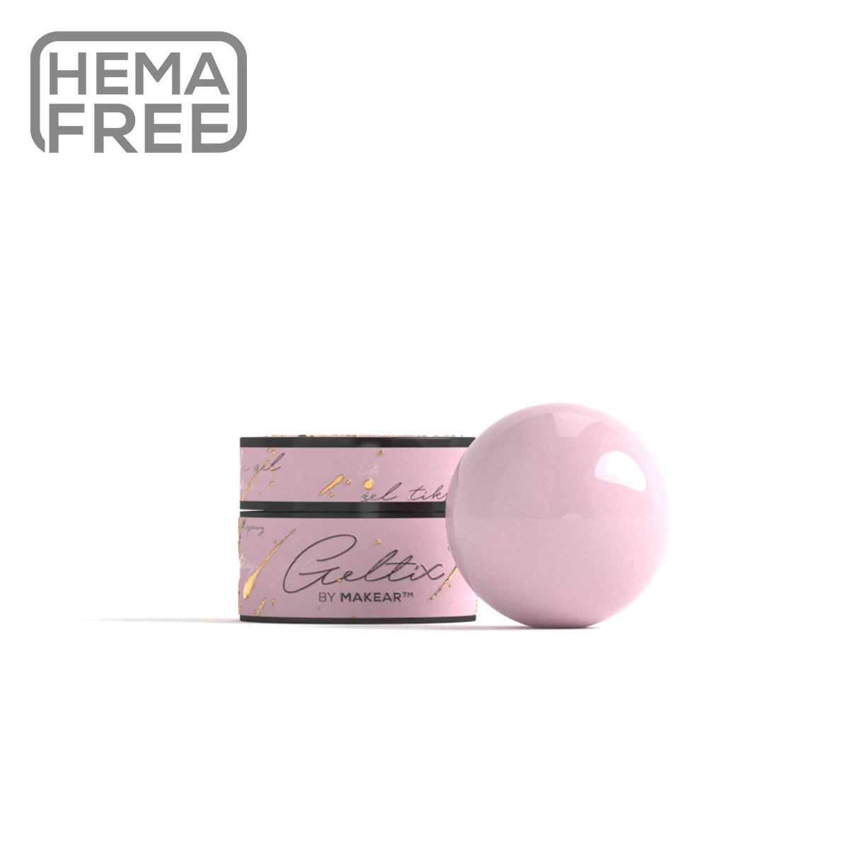 Makear GT02 Geltix Liquid Memory Gel - Secret Pink