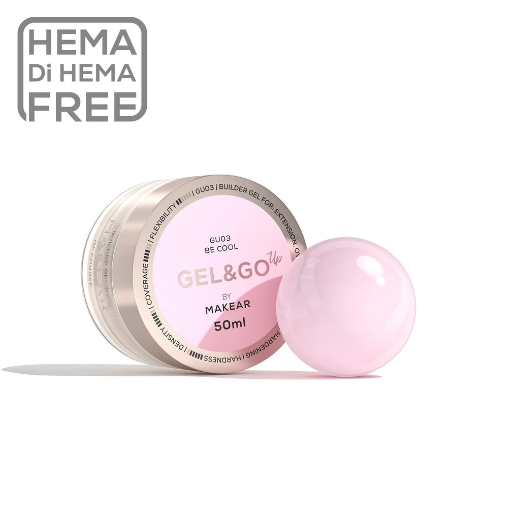 Makear GU03 Gel & Go Up Builder Gel - Be Cool