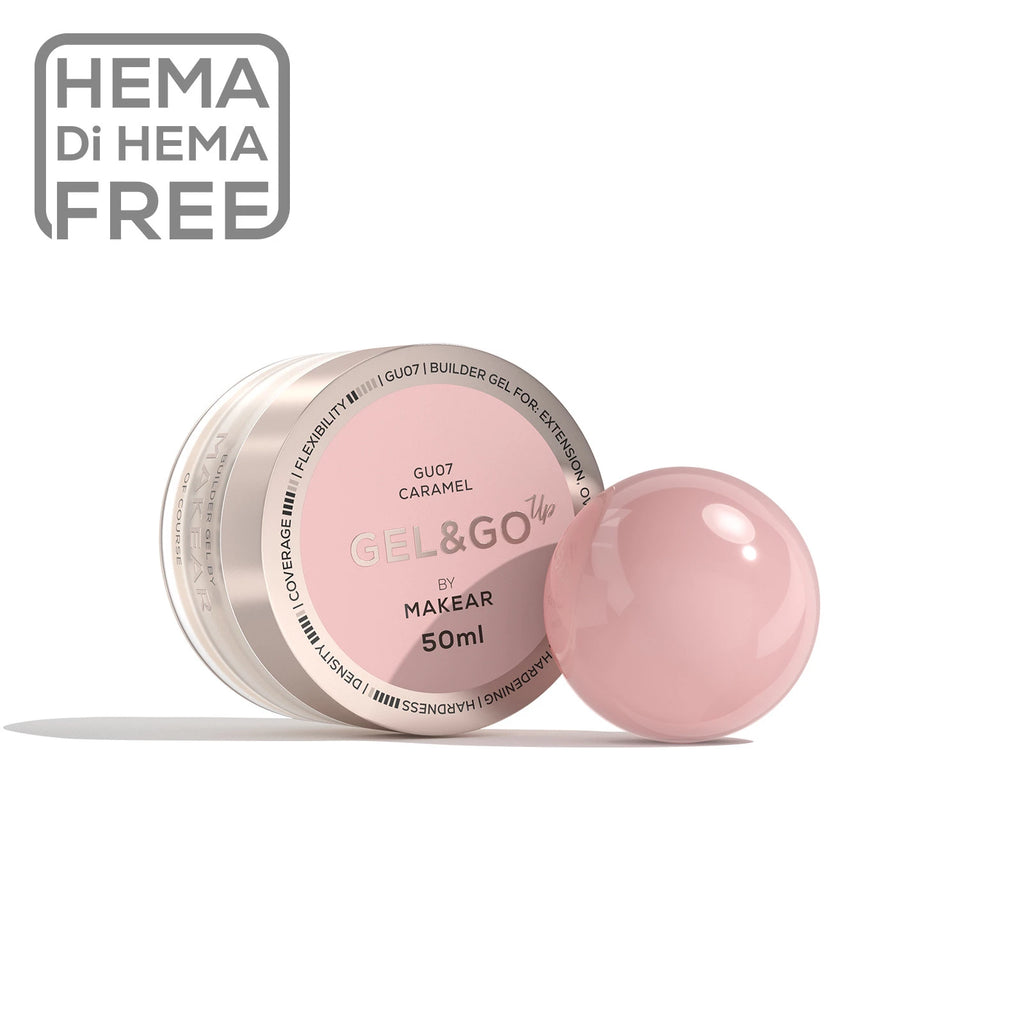Makear GU07 Gel & Go Up Builder Gel - Caramel