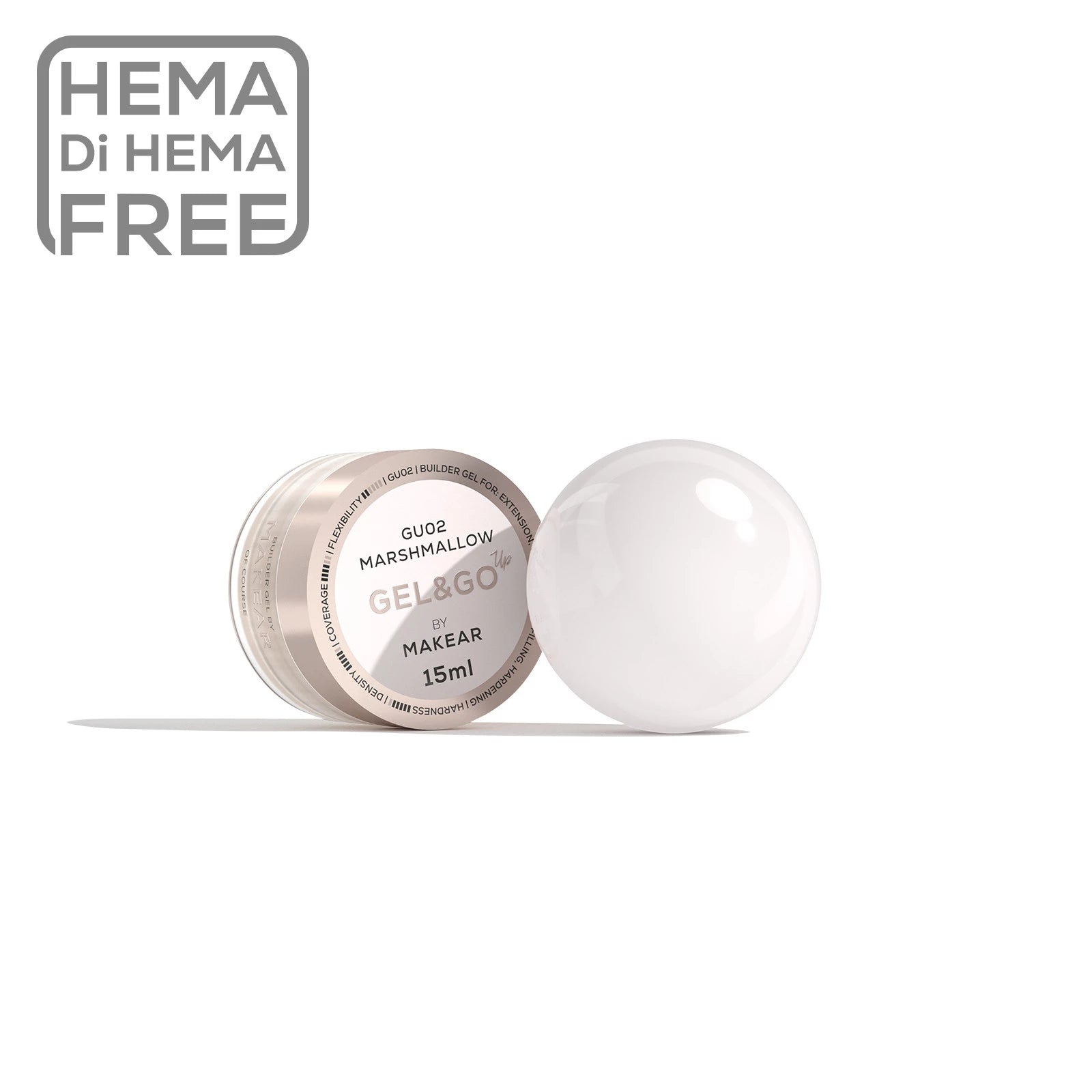 GU02 Gel&Go UP - Marshmallow 15ml