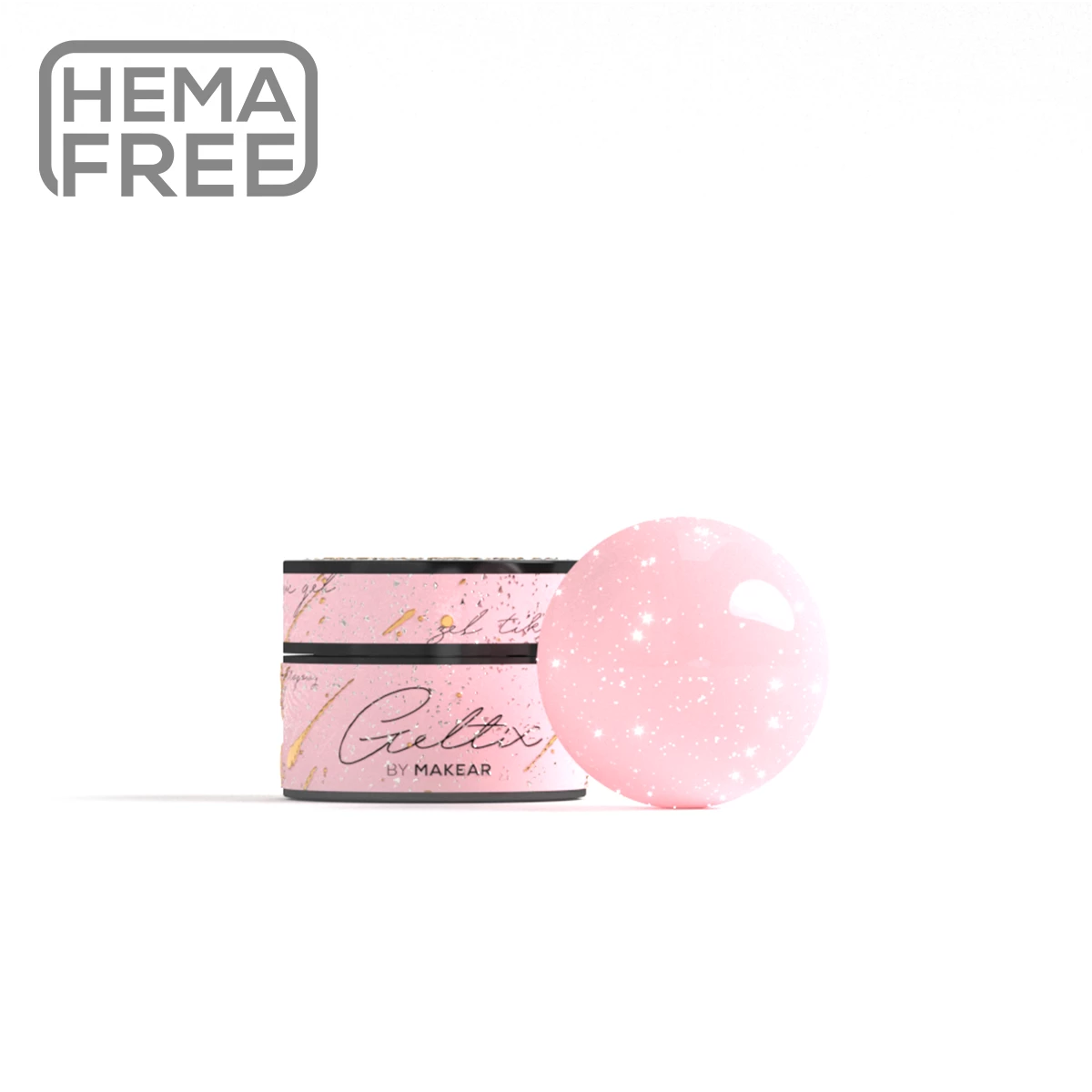 Makear GT05 Geltix Liquid Memory Gel - Pink Shine
