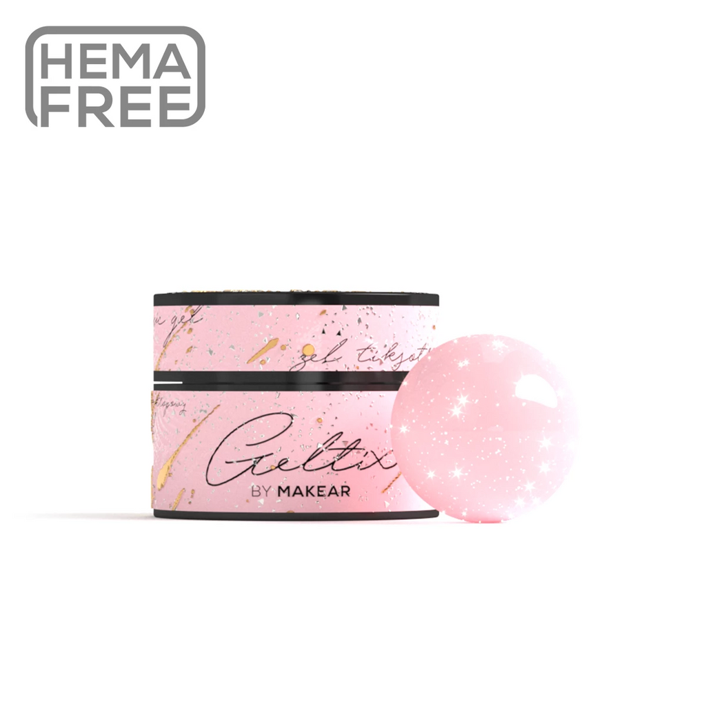 Makear GT05 Geltix Liquid Memory Gel - Pink Shine
