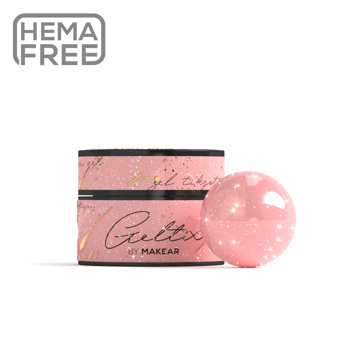 Makear GT06 Geltix Liquid Memory Gel - Rose Shine