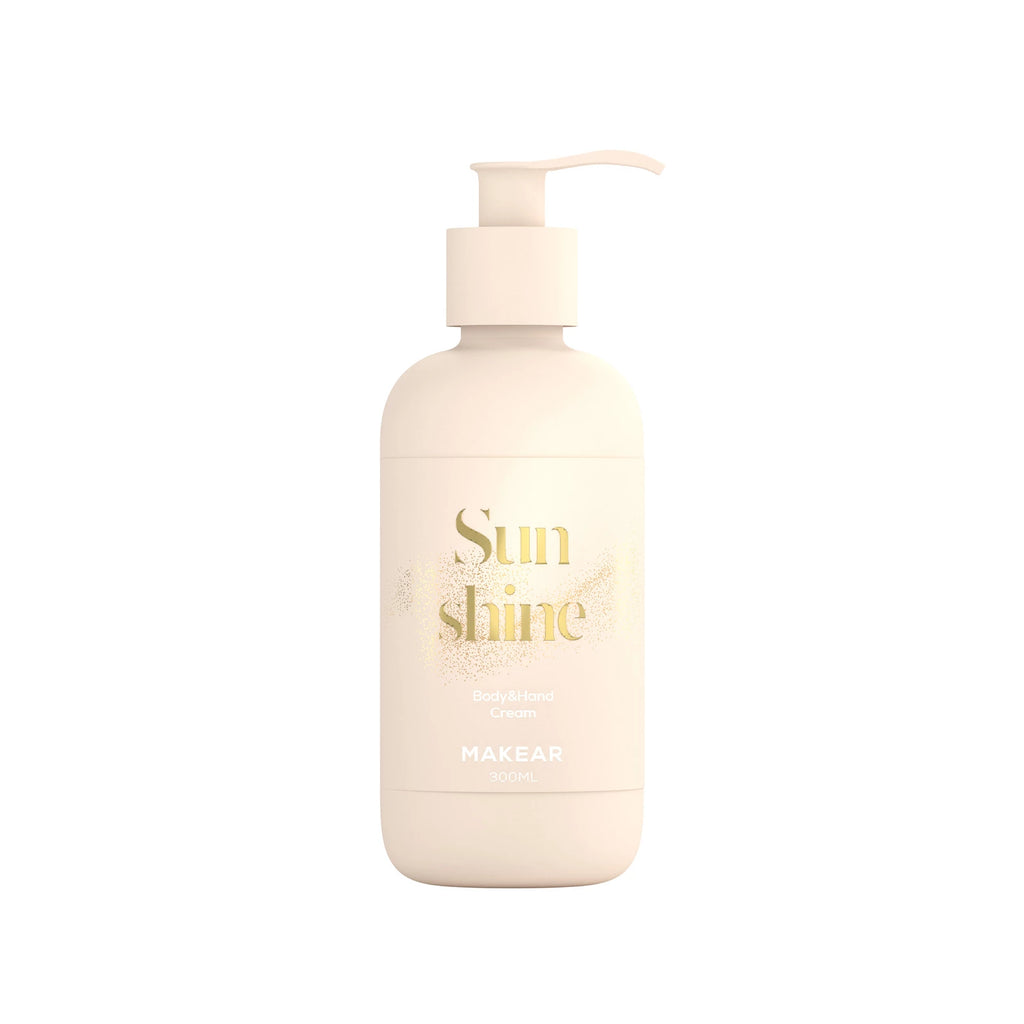 Makear Hand & Body Balm With Golden Mica Particles Sunshine 300ml