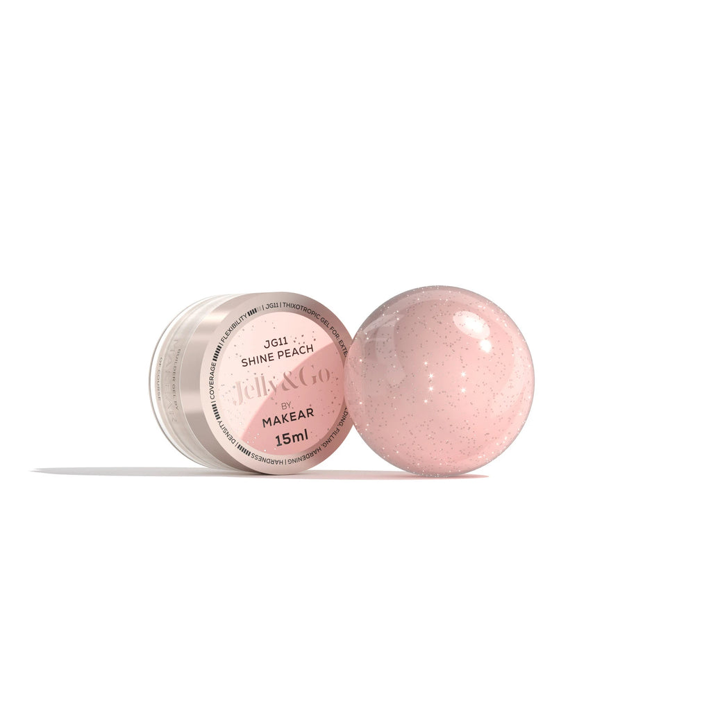 Makear JG11 Jelly & Go Builder Gel - Shine Peach
