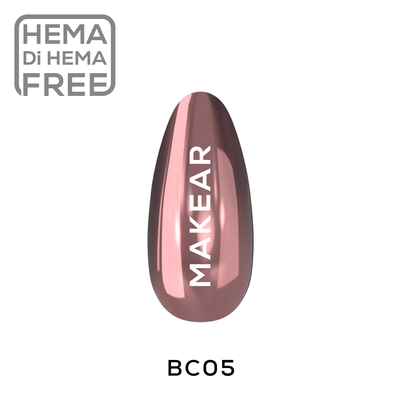 Makear BC05 Liquid Effect Dust Chrome - Pink 5ml