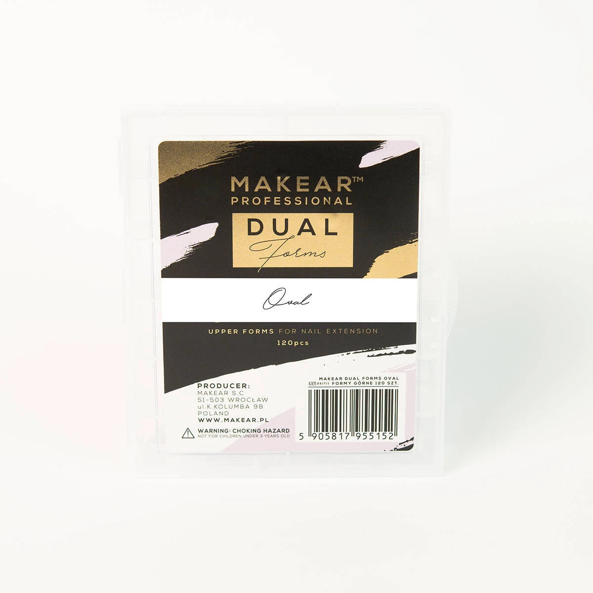 Makear Dual Forms Oval - Upper Forms 120 pcs.