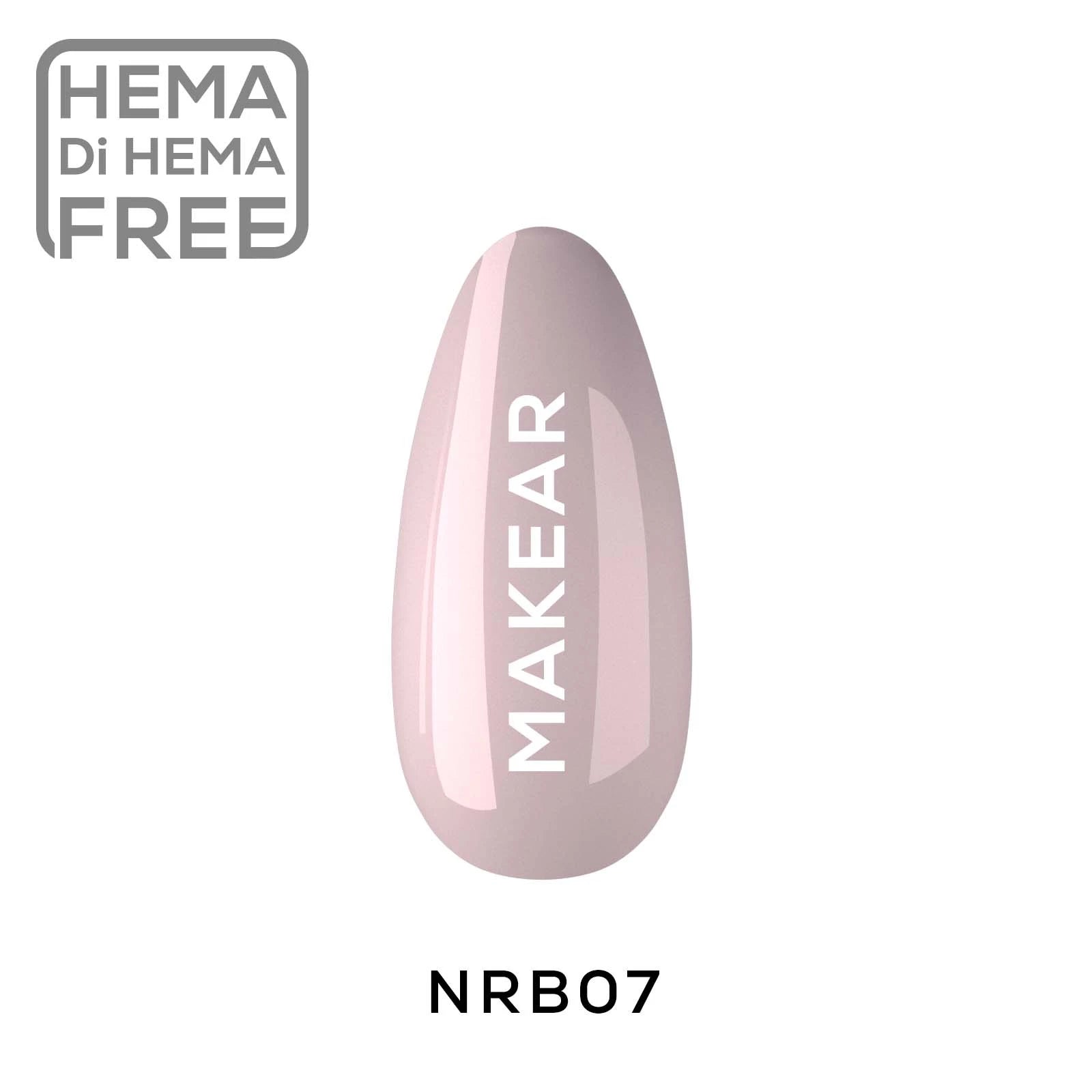 NRB07 Nude Rubber Base 07 - Warm Beige 8ml