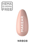 Makear NRB08 Nude Rubber Base 08 - Dark Beige 8ml