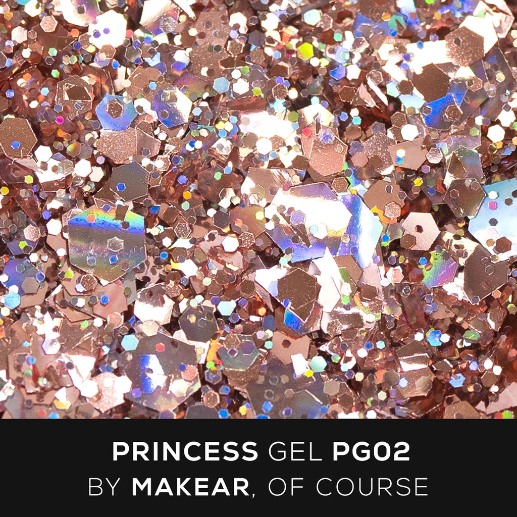 Makear PG02 Princess Gel - Rose Gold 5ml
