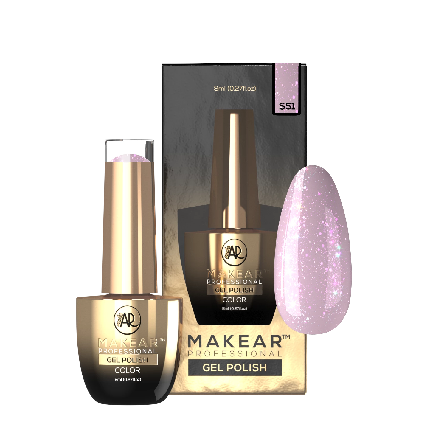 Makear S51 UV Gel Polish - Diamond 51 - 8ml