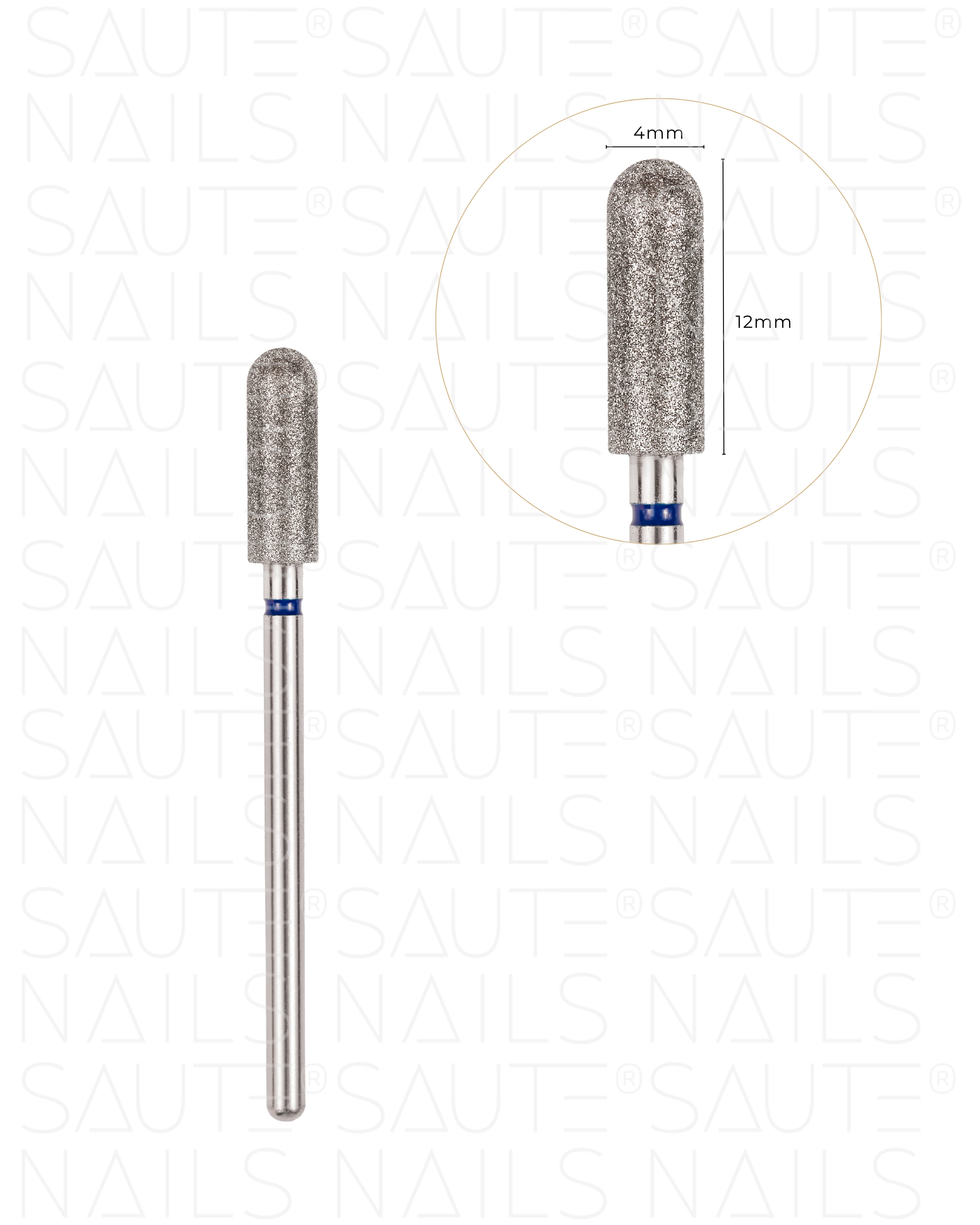 Saute Nails Diamond Cuticle Drill Bit No. 08