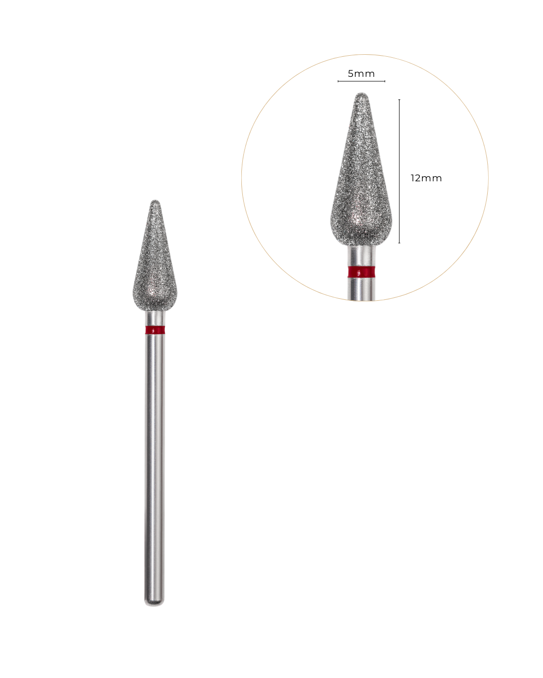 Saute Nails Diamond Cuticle Drill Bit No. 10