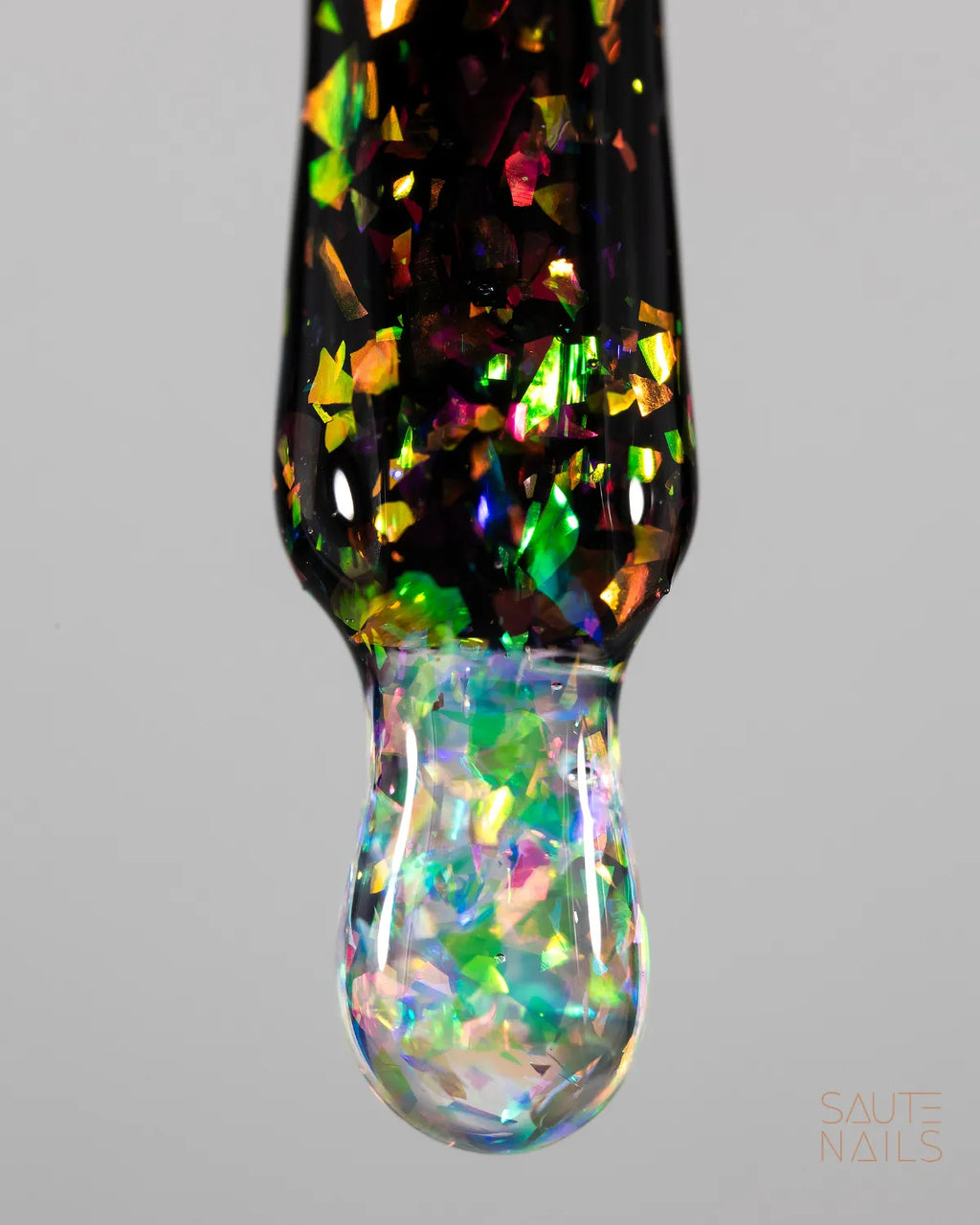Saute Nails Holo Flakes Top No Wipe 8ml