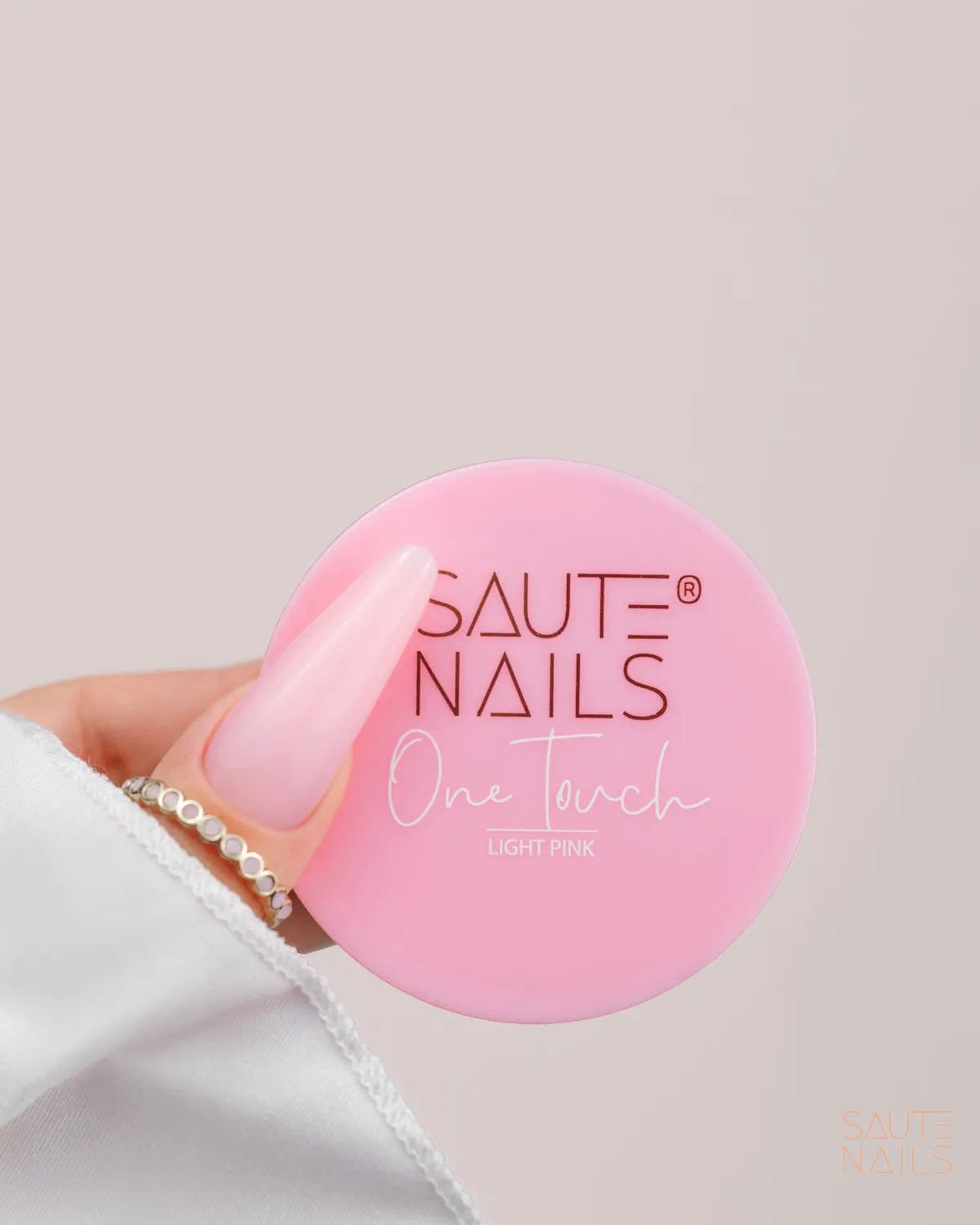 Saute Nails One Touch Light Pink Builder Gel