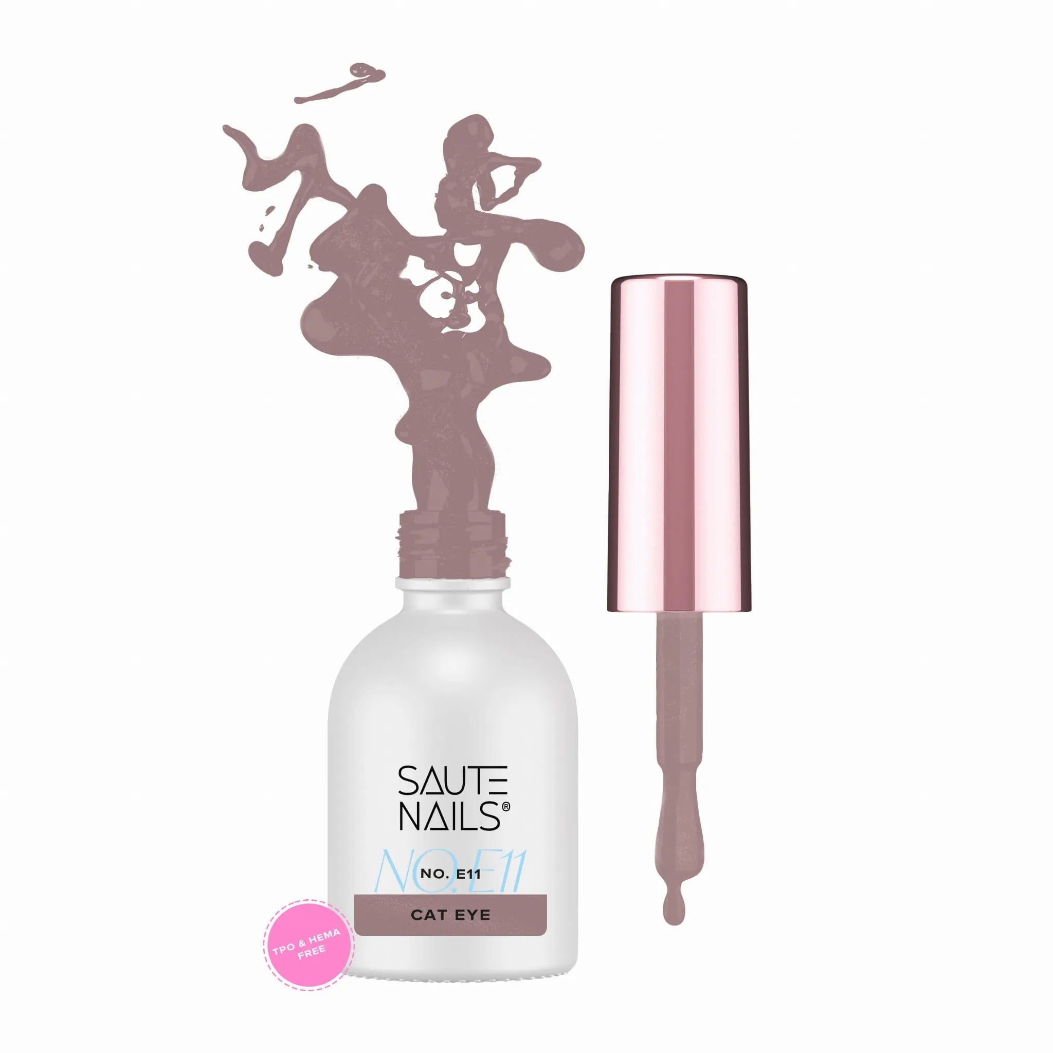 Saute Nails Cat Eye Effect UV/LED Hybrid Gel Polish - E11