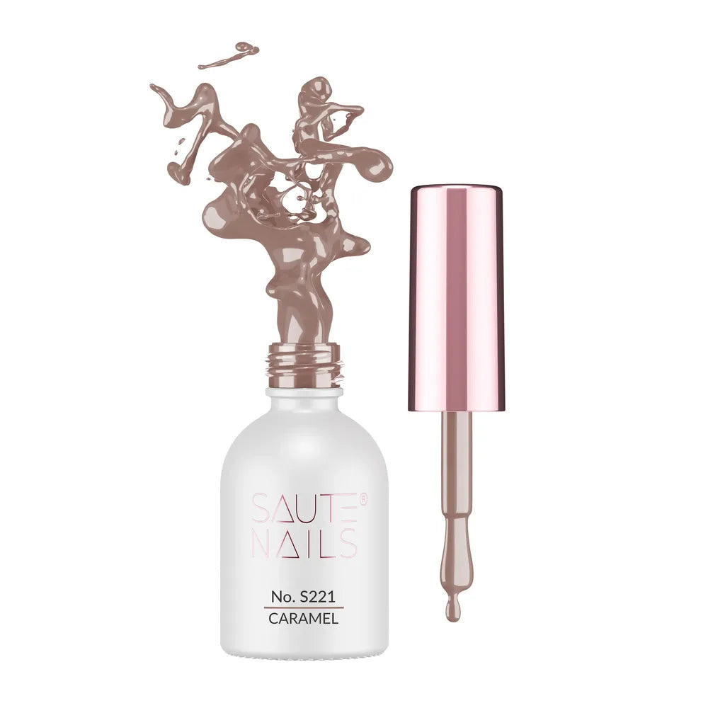 Saute Nails S221 Caramel Gel Polish - 8ml