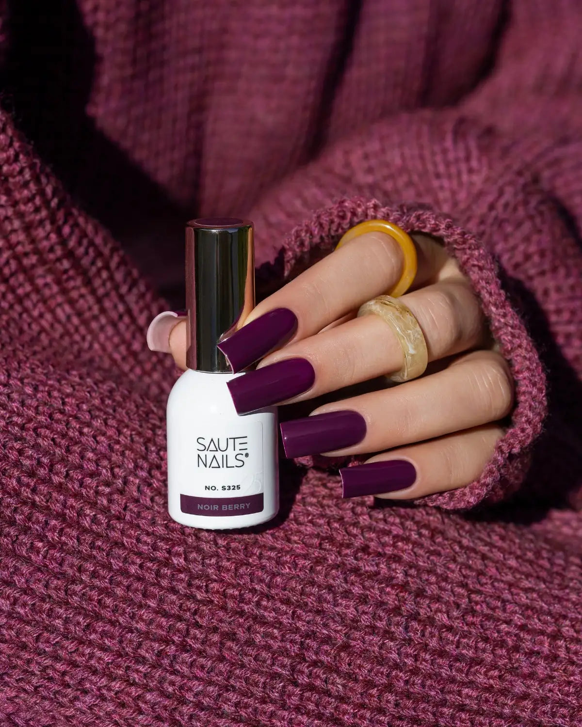 Saute Nails UV/LED Hybrid Gel Polish - S325 Noir Berry